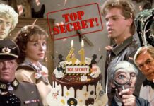 A 41 AÑOS: 40 DATOS 40 DE «TOP SECRET!», EL MÁS DESOPILANTE MIX DE ESPÍAS, GUERRA FRÍA… ¡Y ROCK AND ROLL!